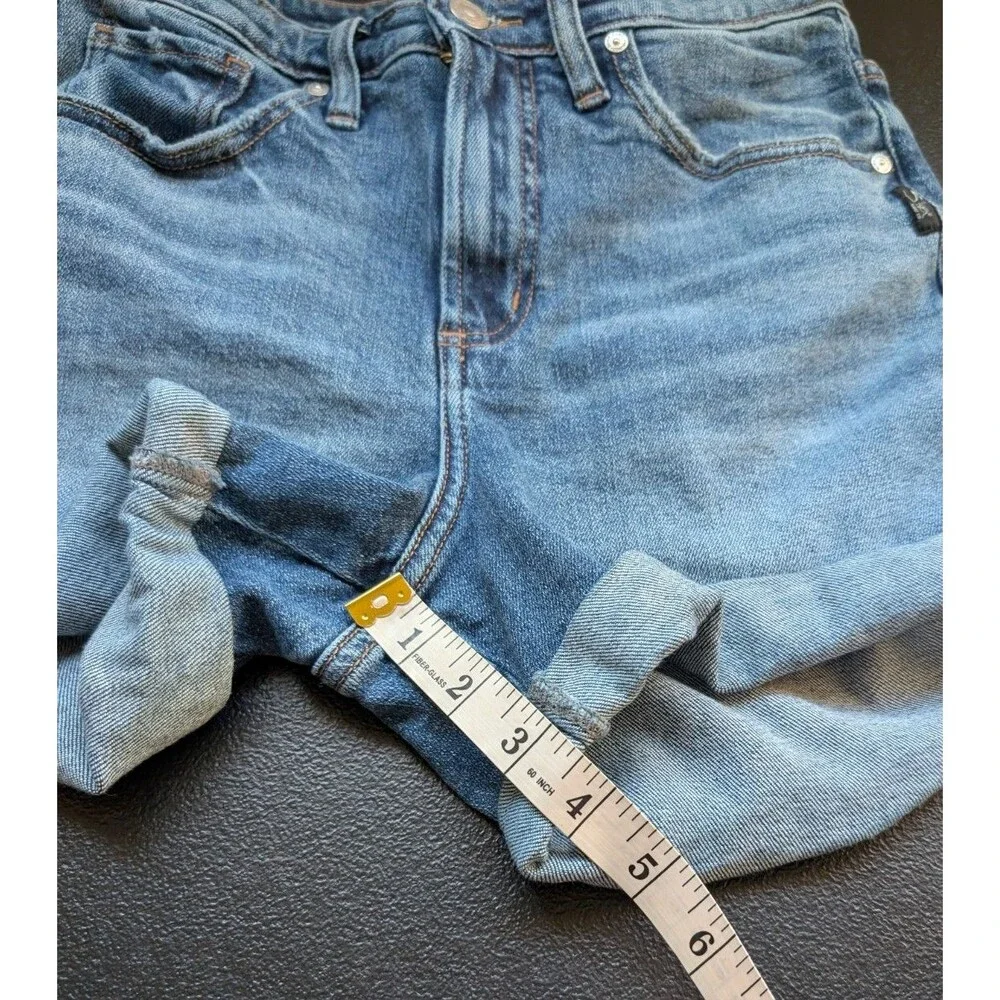 Silver Jeans Women Beau Short Rolled Cuff High Rise Summer Size 25